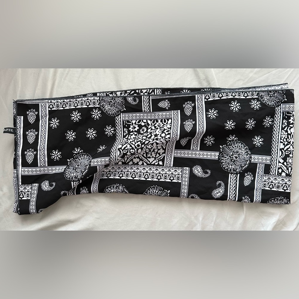 Bandana Print Wrap Around Tank Top